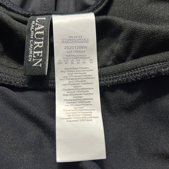 LAUREN RALPH LAUREN
Plus Size Halter-Neck One Piece Swimsuit - Picture 13 of 14